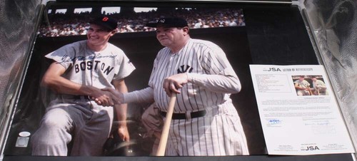Ted williams signed - williams, 20x24