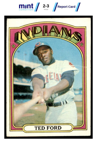 1972 topps ted ford mcg - topps,